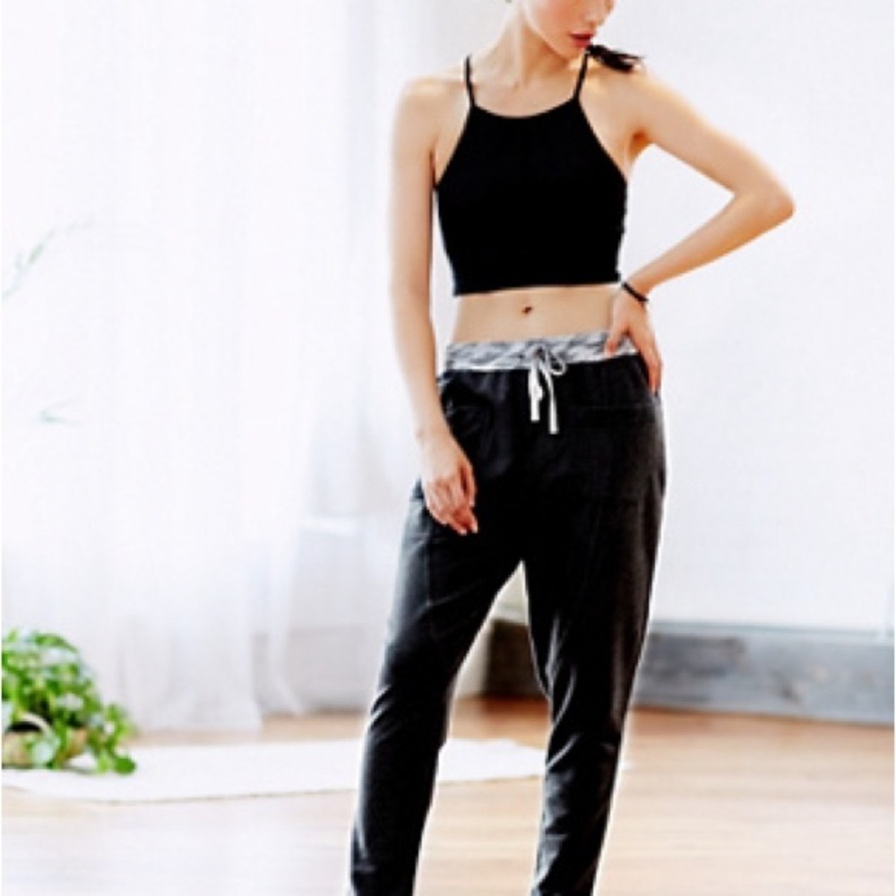 Free People Space Jamz Jogger Black M